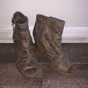 Open Toe Booties